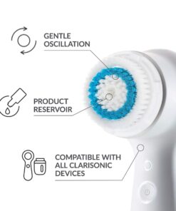 Clarisonic Deep Pore Facial Cleansing Brush Head Replacement | For Blackheads and Clogged Pores| Suitable for Sensitive, Oily Skin 1 Pack 19 61oA4sRyRsL