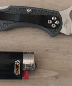 Spyderco Delica 4 Lightweight 7.15" Signature Folding Knife with 2.90" Flat-Ground Steel Blade and High-Strength FRN Handle - PlainEdge Grind Delica 4 Lightweight Flat Ground Grey 32 61oFhbw9XL