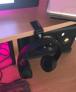 BRAINWAVZ Hengja - The Desk Headphone Stand Hanger Mount, All Metal, Rotatable Mount, PC & Gaming Headset Holder 67 61oG0FdbEXL