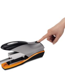 Swingline Stapler, 70 Sheet Capacity, Optima 70, Jam Free, Reduced Effort, Soft Grip, Metal, Black and Silver (87875) Half Strip 20 61oG0jFrHsL