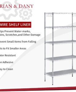 BRIAN & DANY Wire Shelf Liners Set of 5 (Industrial Strength) (14-Inch-by-36-Inch) 17 61oG8DRQVL