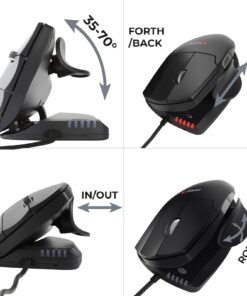 Contour Design Unimouse Mouse Wired - Wired Ergonomic Mouse for Laptop and Desktop Computer Use - Fully Adjustable Mouse - Mac & PC Compatible - (Right-Hand) Right hand 11 61oHEvvY9DL