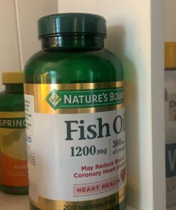Nature's Bounty Fish Oil, Supports Heart Health, 1200 Mg, Rapid Release Softgels, 200 Ct 23 61oI4LgG3L