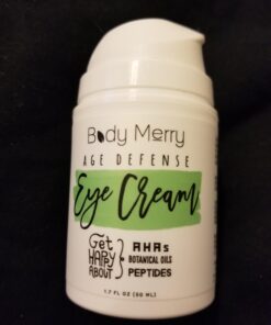 Body Merry Age Defense Eye Cream – Anti-Aging Treatment for Puffy Eyes, Dark Circles, Bags, Fine Lines and Wrinkles – Brightening Daily Face Moisturizer, 1.7 oz 44 61oIXHA kyL