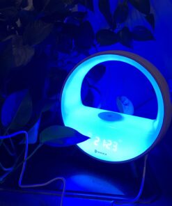 Dekala 【Upgraded】 Arches Gradual Sunrise Alarm Clock with Wireless Charging Bluetooth Speaker White Noise Sleep Sound Machine with Night Light for Adults Touch/App/Button Control Work with Alexa With Wireless Charger & App UPGRADED 40 61oJ57EZ7FL 2
