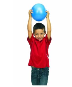 Small World Toys Gertie Handball, 9" Inflatable Sensory Balls, Soft Huggable Squishy Bouncy Ball for Kids Ages 3+, Toddler Ball for Sensory Development Plain Color