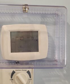 Honeywell Home CG512A1009 Large Thermostat Guard, Fits Thermostats 8. 25" W x 5. 75" H or Smaller 1 24 61oLCYiLCL