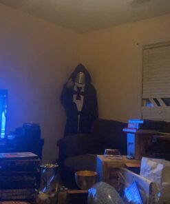 Deco 79 Metal Medieval Knight Crusader Helmet, 9" x 9" x 13", Silver 9" x 9" x 13" 31 61oLi tMUsL