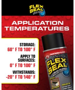 Flex Seal, 14 oz, 2-Pack, White, Stop Leaks Instantly, Waterproof Rubber Spray On Sealant Coating, Perfect for Gutters, Wood, RV, Campers, Roof Repair, Skylights, Windows, and More 20 61oMHqdGhL
