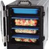 Carlisle FoodService Products Cateraide Plastic Insulated Food Container, Portable Food Warmer, Food Pan Carrier with Versatile Capacity for Parties, Catering, Buffets, 5 Full Pans, Black 6 61oPUehpx2S 1