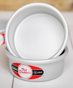 Fat Daddio's PRD-63 Anodized Aluminum Round Cake Pan, 6 x 3 Inch 23 61oSTwTEYhL 1