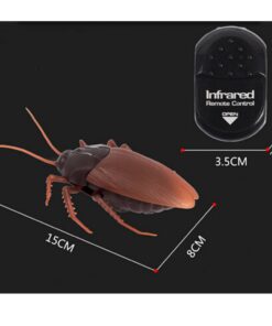 Giveme5 Infrared Remote Control Mock Big Fake Cockroach RC Toy Prank Insects Joke Scary Trick Bugs for Party 16 61oWjJMigL