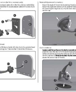 ARKON Windshield Dash Suction Car Mount for XM and Sirius Satellite Radios Single T and AMPS Pattern Compatible, Black - SR114 21 61oWpIqVyLL