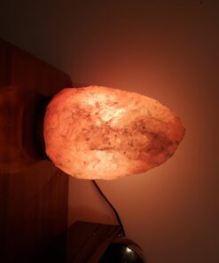 Windsor Seasons Hand Crafted Natural Large 9-Inch Crystal Himalayan Salt Lamp with Neem Wood Base, 6-Feet Cord, Dimmer Switch and Bulb 36 61oXZW2PnbL