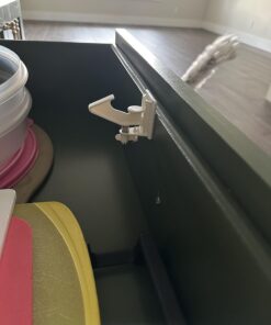 20 Pack Cabinet Locks Child Safety Latches - Vmaisi Baby Proofing Cabinets Drawers Lock - Upgraded Stronger Adhesive Easy Installation - No Drilling Standard 20.0 30 61oXzAeXFL