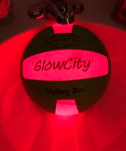 GlowCity Glow in The Dark Volleyball - Light Up Volleyballs Green/Orange 12 61oYhY6uxL