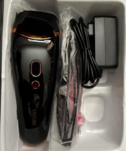 Laser Hair Removal, IPL Hair Removal Permanent for Women and Men, Hair Removal Device 999999 Flashes at-Home for Facial Legs Arms Whole Body Treatment AMZ-Black 38 61oYwPLxPpL