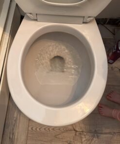 PUMIE Toilet Bowl Ring Remover, TBR-6, Grey Pumice Stone with Handle, Removes Unsightly Stains from Toilets, Sinks, Tubs, Showers, Pools, Safe for Porcelain, 1 Pack 1 Count (Pack of 1) 47 61oZ vcMrLL