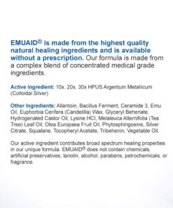 emuaid Ointment 2oz- Eczema Cream. Regular Strength Treatment. Regular Strength for Athletes Foot, Psoriasis, Jock Itch, Anti Itch, Rash, and Skin Yeast Infection. 12 61oZLW9wMmL
