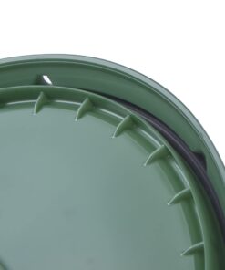 Hudson Exchange Lid with Spout and Gasket for 3.5, 5, 6, and 7 gal Buckets, HDPE, Green 1 Pack 12 61ob87PSBdL