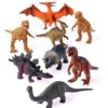 12 - Assorted Medium Sized Plastic Toy Dinosaurs Play set figures. 11 61obeKM6O7L