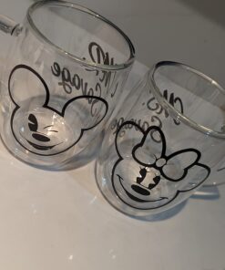 JoyJolt Double Wall Glass Coffee Mugs - 13.5oz Double Walled Glasses, Thermal Borosilicate Glass Insulated Coffee Mug. Clear Coffee Glass Cup, Cappuccino Mug, Iced Coffee Cup, Tea Mugs 40 61oc9ohvKXL