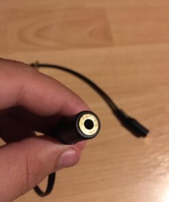 yueton 2 Pack Gold 3.5mm 6" Stereo Female Mini Jack to 2 Male RCA Plug Adapter Audio Y Cable 19 61ocoyrRPyL