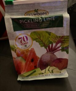 Mrs. Wages Pickling Lime (1-Pound Resealable Bag), Green 1 Pound (Pack of 1) 20 61odnPiYwUL