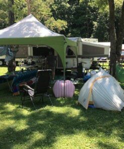 Coleman Canopy Sun Shelter with Instant Setup, Sun Shelter with Wheeled Carry Bag Sets Up in About 3 Mins, 7x5ft, 10x10ft, or 12x12ft Canopy for Sporting Events, Tailgating, Camping, & More 14 61oe9F5GeHL