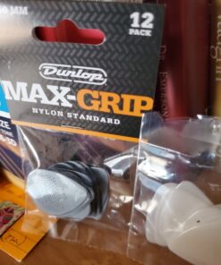 JIM DUNLOP Nylon Standard, White, .46mm, 12/Player's Pack 12 Pack 0.46mm 13 61oeK9ajoXL