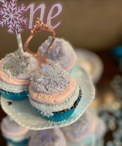 Snowflake Cupcake Rings - Set of 24 20 61oeVKSVFIL