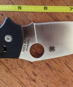 Spyderco Manix 2 XL Folding Knife - Black G-10 Handle with PlainEdge, Full-Flat Grind, CPM S30V Steel Blade and Ball Bearing 74 61oevyiptcL