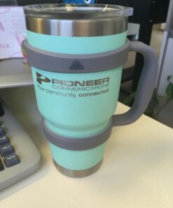 STRATA CUPS GReY30oz Tumbler Handle For YETI tumbler, RTIC TUMBLER, OZARK trail tumbler, SIC, YETI CUP & Other Tumblers – No Slip Grip - BPA FREE Gray 28 61oewhXnOxL