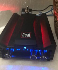 Dual Electronics DBTMA100 Black Micro 2 Channel Class-D Amplifier | 3.5 mm AUX Input | Stereo RCA Outputs | 100 Watts Peak Power | Up to 100ft of Wireless Bluetooth Range Bluetooth Amplifier 35 61ogIK3JxkL