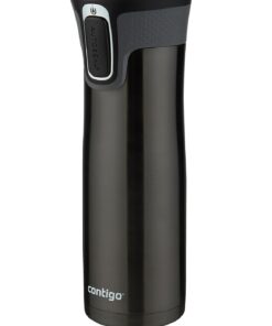 Alternative view of Contigo West Loop Stainless Steel Vacuum-Insulated Travel Mug with Spill-Proof Lid, Keeps Drinks Hot up to 5 Hours and Cold up to 12 Hours, 20oz Black