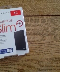 Seagate Backup Plus Slim 1TB External Hard Drive Portable HDD – Black USB 3.0 for PC Laptop and Mac, 2 Months Adobe CC Photography (STDR1000100) 29 61ohopRLMkL