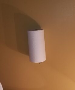 iDesign Orbinni Wall Mounted Metal Paper Towel Holder, Roll Organizer for Kitchen, Bathroom, Craft Room, Satin Silver Set of 1 37 61oi8ndcGyL