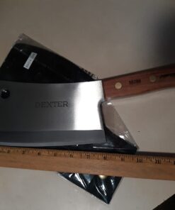 Dexter-Russell 8" Stainless Heavy Duty Cleaver, S5288, Traditional Series, Silver 39 61oiFLHXXnL