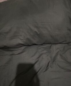 Amazon Basics Lightweight Super Soft Easy Care Microfiber 4-Piece Bed Sheet Set with 14-Inch Deep Pockets, Queen, Black, Solid 35 61oiSBvdD7L