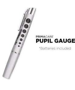 Primacare DL-9325 LED Diagnostic Penlight with Imprinted Pupil Gauge, Reusable and Lightweight Medical Pen Light for Nurse, Student, Doctors EMT, Batteries Included, White 13 61oib2FzLTL