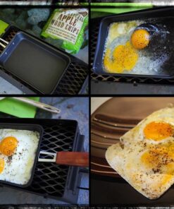 JapanBargain 1811, Japanese Tamago Egg Pan Iron Omelet Pan Tamagoyaki Omelette Pan Rectangle Frying Pan, Induction Cookware Pan, Made in Japan 17 61oj2X4bjmL