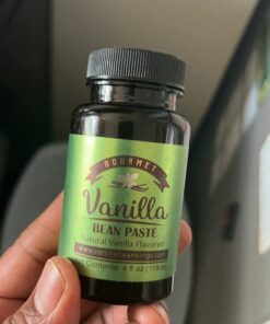 Vanilla Bean Paste for Baking and Cooking - Gourmet Madagascar Bourbon Blend made with Real Vanilla Seeds - 4 Ounces 4 Ounce (Pack of 1) 36 61ojPWMvhTL