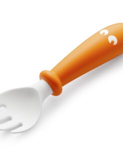 BABYBJORN Baby Plate, Spoon and Fork - Orange/Turquoise, 2-Pack 1 18 61olDNyVk7L