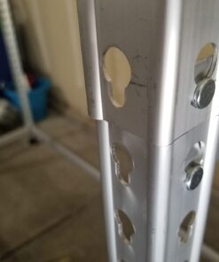 Amazon Basics Heavy Duty Storage Shelving Unit, Double Post, 5 Shelf, High-Grade Aluminum, Silver, 60 x 24 x 78 Inch 33 61olJ5bAsiL