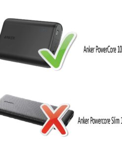 Hermitshell Hard EVA Travel Case Fits Anker PowerCore 10000 10000mAh External Batteries Ultra-Compact Power Bank Black 18 61omd266yfL