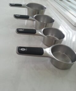OXO Good Grips 4 Piece Stainless Steel Measuring Cups with Magnetic Snaps 30 61oocraBpGL