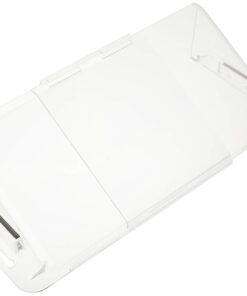 Frost King HD9 Heat and Air Deflector, Large, Heavy Duty, Clear Plastic with Magnetic hold or Screw-on hold for Central Forced Air Systems, Adjustable 10" to 16" Large Sidewall, expands up to 16" wide 8 61oocvcvuqL