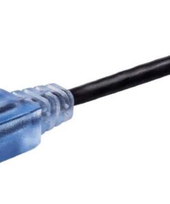 Alternative view of Monoprice Cat6A Ethernet Patch Cable - Snagless RJ45, 550Mhz, 10G, UTP, Pure Bare Copper Wire, 30AWG, 5-Pack, 10 Feet, Black - SlimRun Series