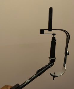 The Official Roxant Pro Video Camera Stabilizer Limited Edition (Midnight Black) with Low Profile Handle for GoPro, Smartphone, Canon, Nikon - or Any Camera up to 2.1 lbs. - Comes with Phone Clamp. 37 61oql7CeDwL