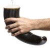 AleHorn Viking Horn Mug with Stand | Viking Drinking Horn Mug, Viking Cup | Handcrafted Tankard Mug, Viking Beer Mug | Viking Drinking Cup | Viking Mugs | Horn Cup - Viking Mug | Polished 20 oz XL - 20oz 65 61oqua68OKL